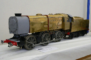 Robs' 5 inch gauge Q1 still awaits finished Stephenson's link valve gear and boiler fittings. Photo: Rob.