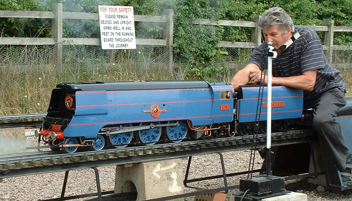 John running 21C6 on the Chesterfield track